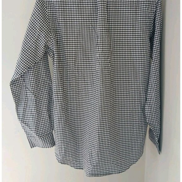 Polo Ralph Lauren Classic Fit Button Down Shirt Size Medium Black Gingham Work - Picture 8 of 9